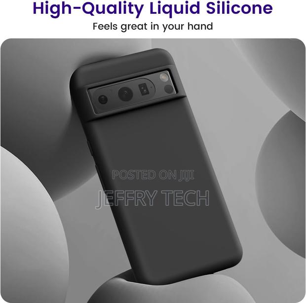 Liquid Silicone Case Google Pixel 8 - Black - thumbnail 2