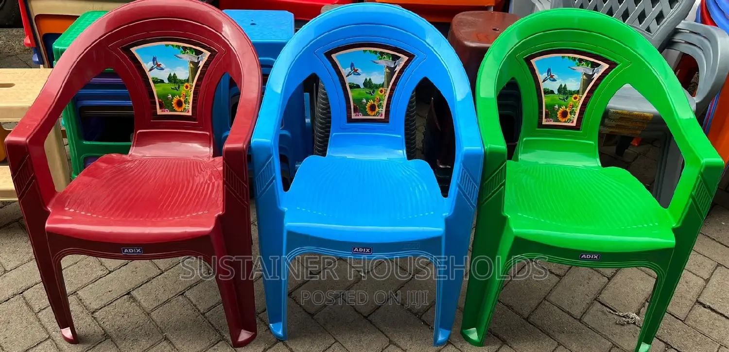 Asorted Colours Plastic Chairs