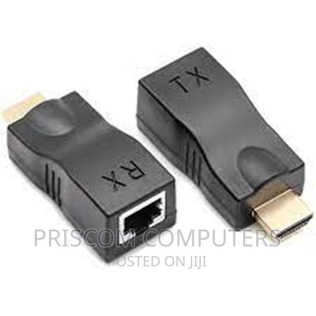 HDMI Extender 30M HDMI Over Rj45 Cat5e Cat6 Cable Lan Ethern - thumbnail 2