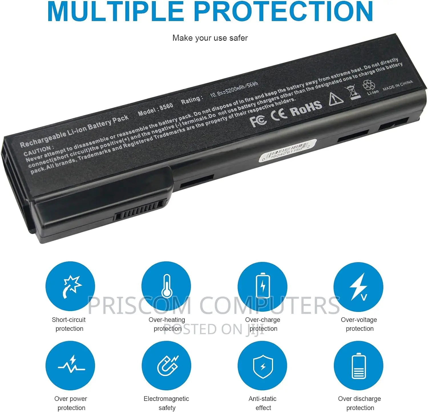 CC09 Cc06xl HSTNN-I90c Battery for HP 6360B 6460B 6465B 647