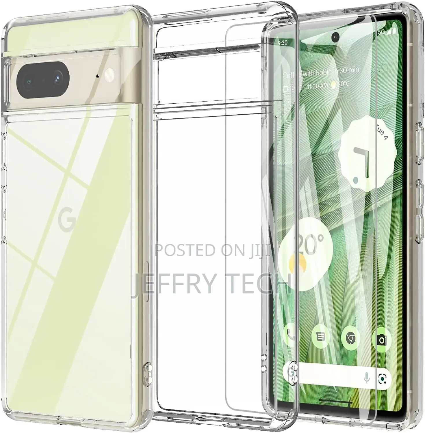 Google Pixel 8 8 Pro Case,Slim Silicone Clear Gel