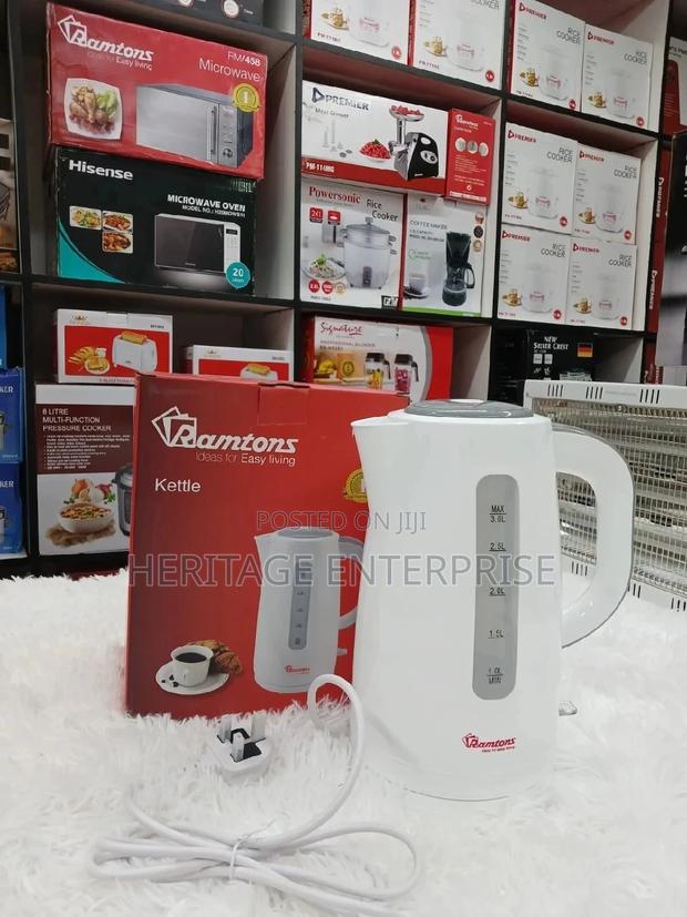 Kettles
Ramtons 3L Electric Cordless Kettle
