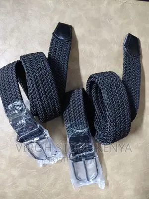 Stretching Men's Waist Belt - Black
