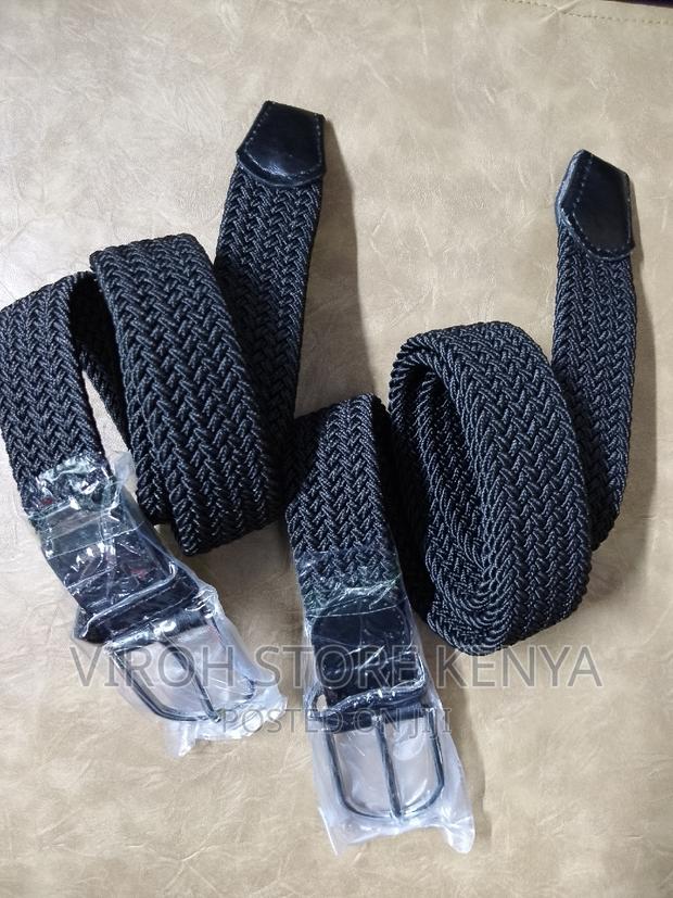 Stretching Men's Waist Belt - Black - thumbnail 3