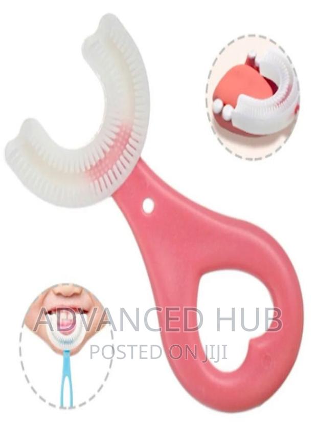 U Shaped Kids Toothbrush - thumbnail 2