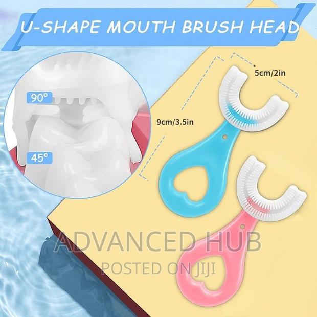 U Shaped Kids Toothbrush - thumbnail 3
