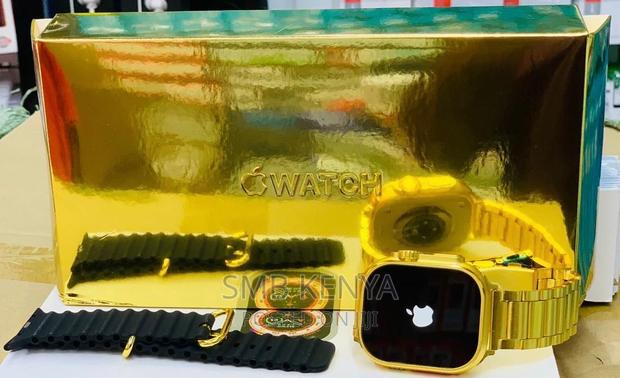 Apple Logo Ultra 2.0 Watch Golden (First Copy)