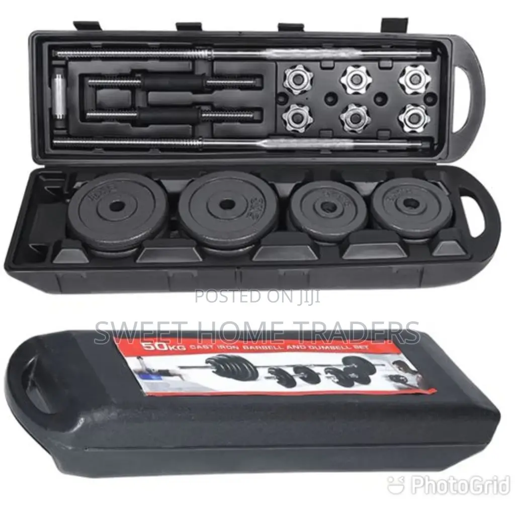 50kg Barbell Dumbbell Set