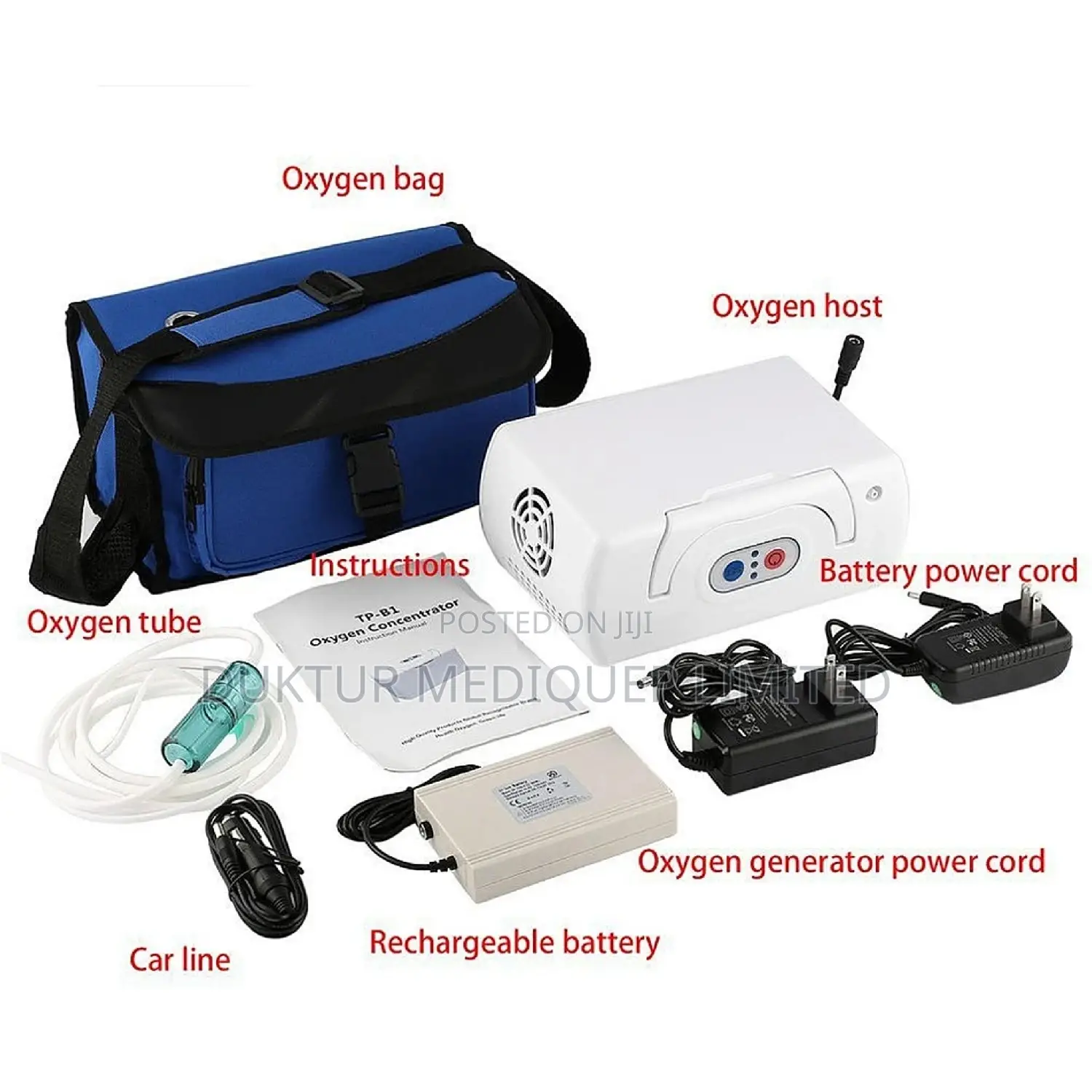 3l Rechargeable Portable-oxygen-concentrator 80mins Long