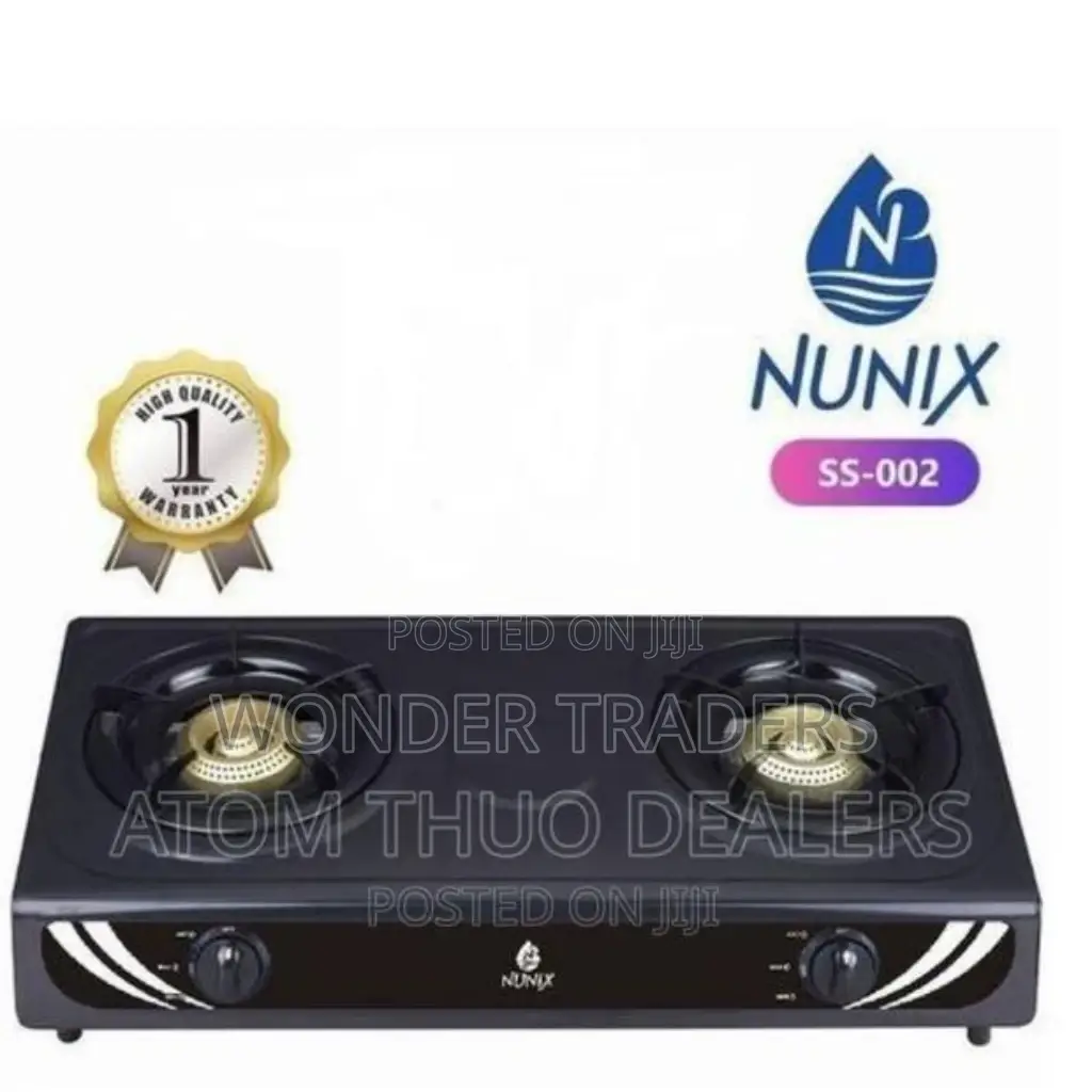Nunix 2 Burner Gas Cooker