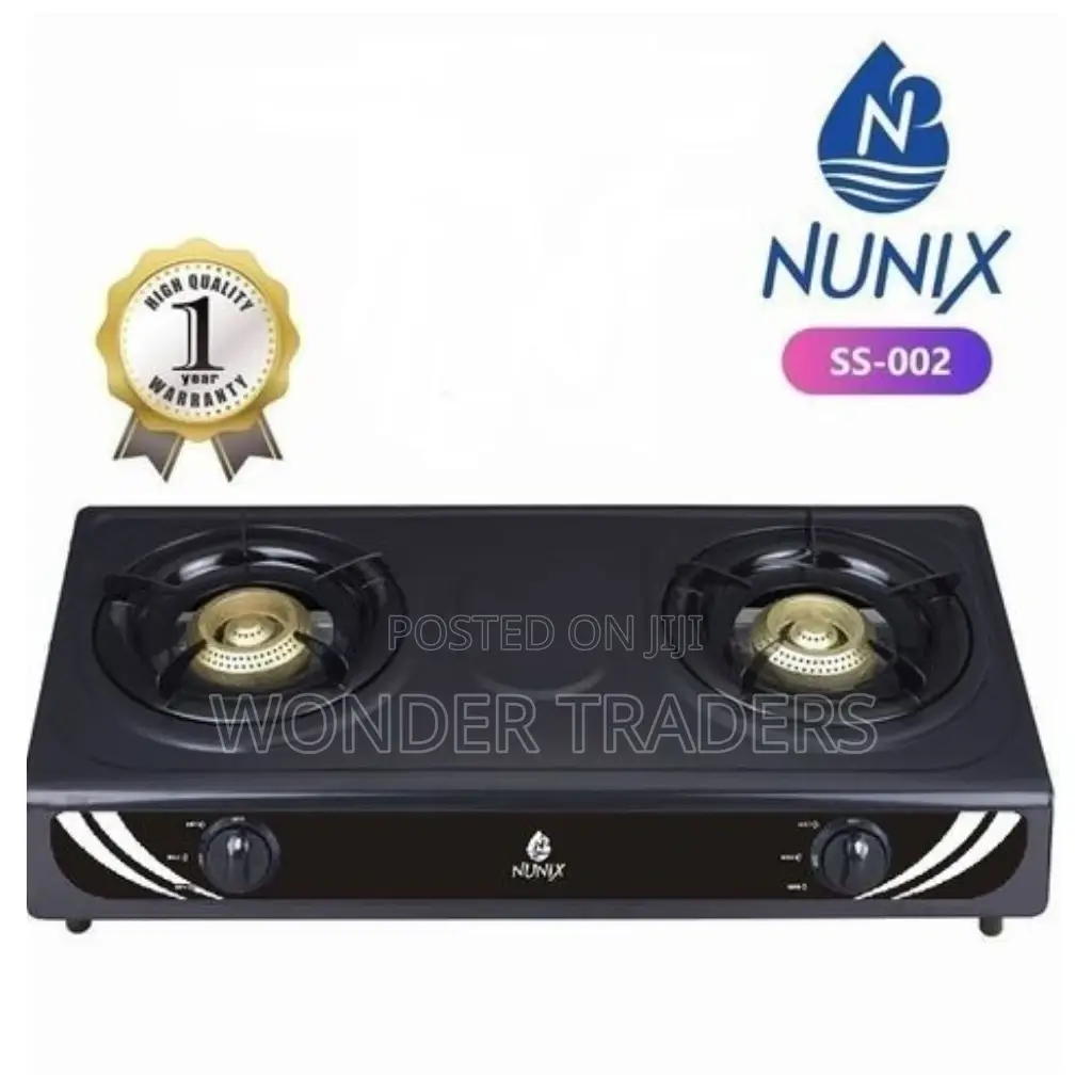 Nunix 2 Burner Gas Cooker