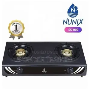 Nunix 2 Burner Gas Cooker