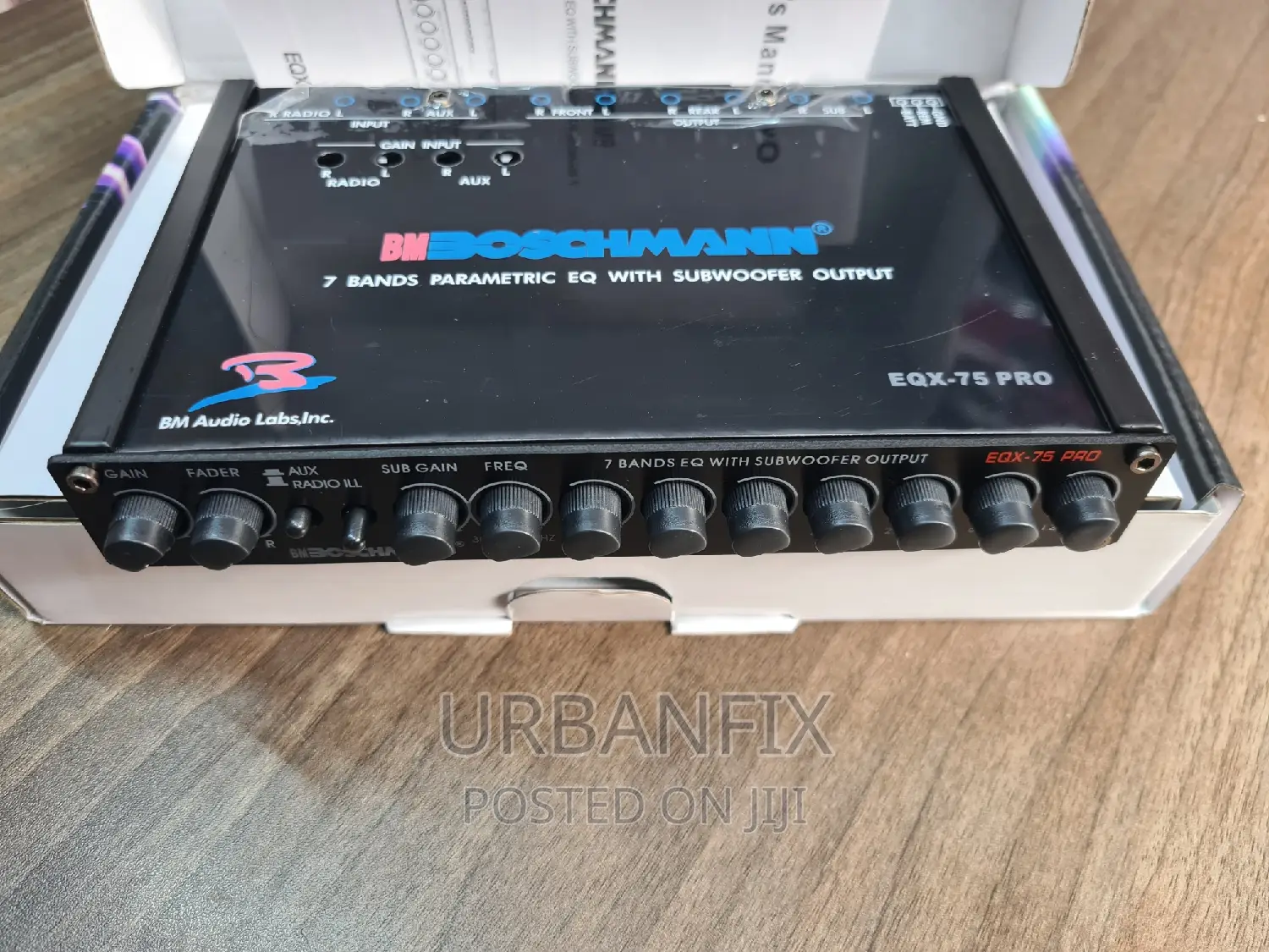 Brand New Boschmann Graphic EQX-75PRO Equalizer