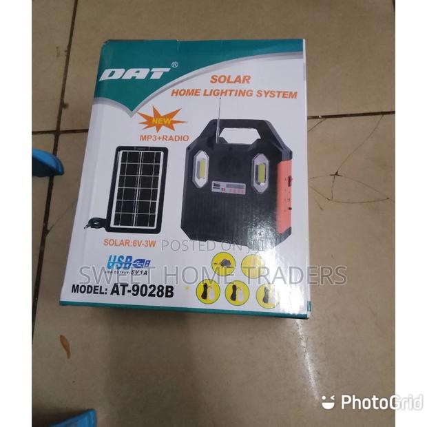 Dat Solar Lighting System Kit Has 3 LED Lights, Radio, Mp3 - main view