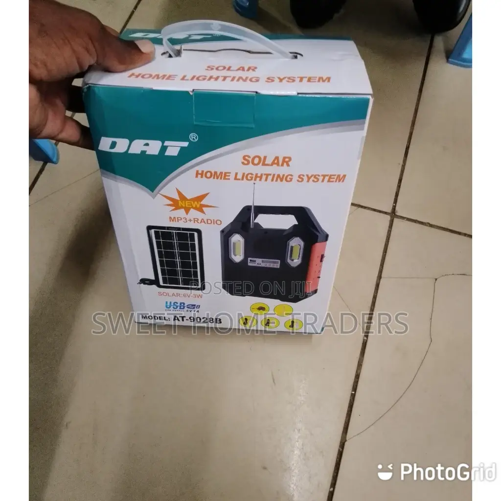Dat Solar Lighting System Kit Has 3 LED Lights, Radio 