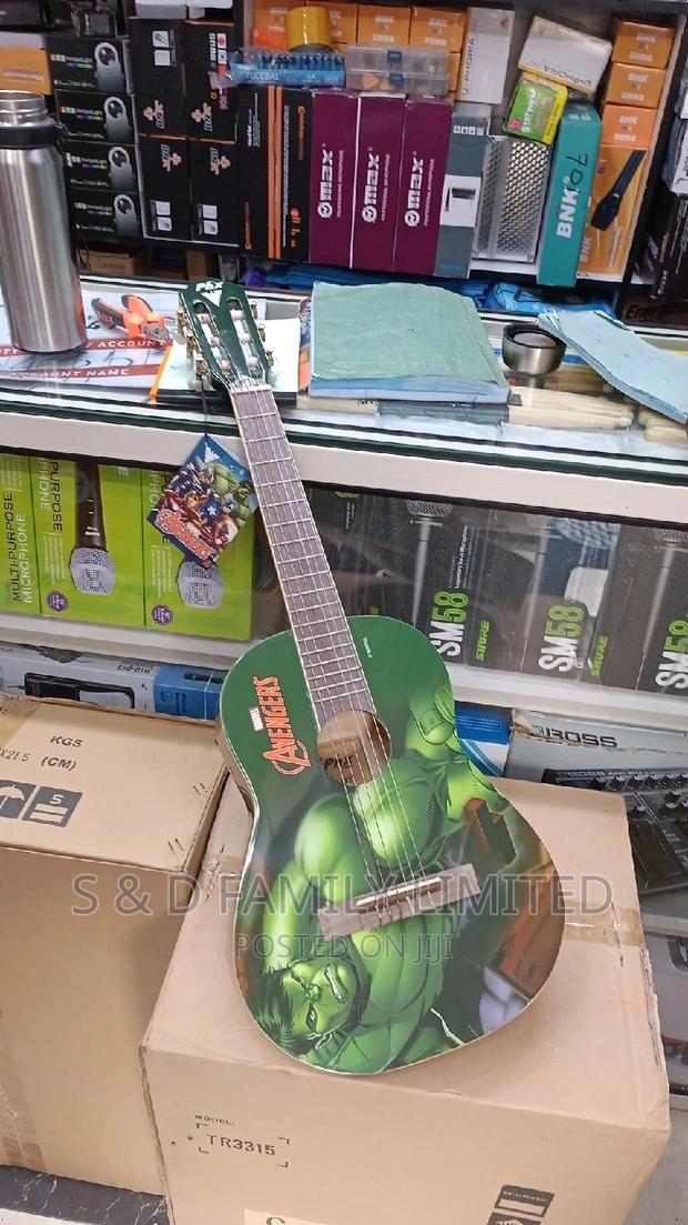 Green Baby Guitar - main view