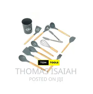 11PCS Silicone Kitchen Cooking Spoons and Spatula Set