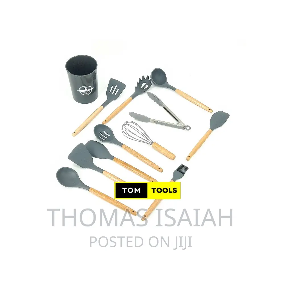 11PCS Silicone Kitchen Cooking Spoons and Spatula Set