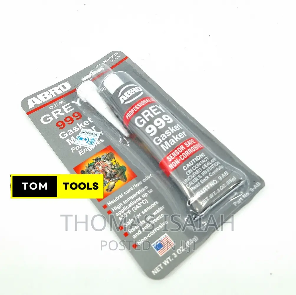 ABRO Grey 999 Gasket Maker Silicone 85g