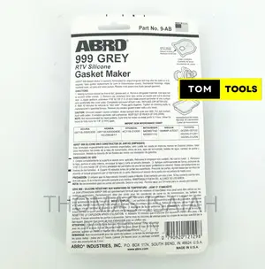 ABRO Grey 999 Gasket Maker Silicone 85g