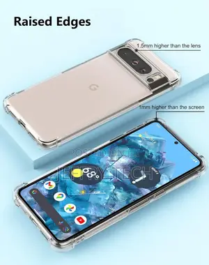 Google Pixel 6a Case, Clear Silicone Shockproof