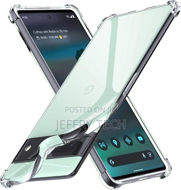 Google Pixel 6a Case Clear Shockproof Cover - main view