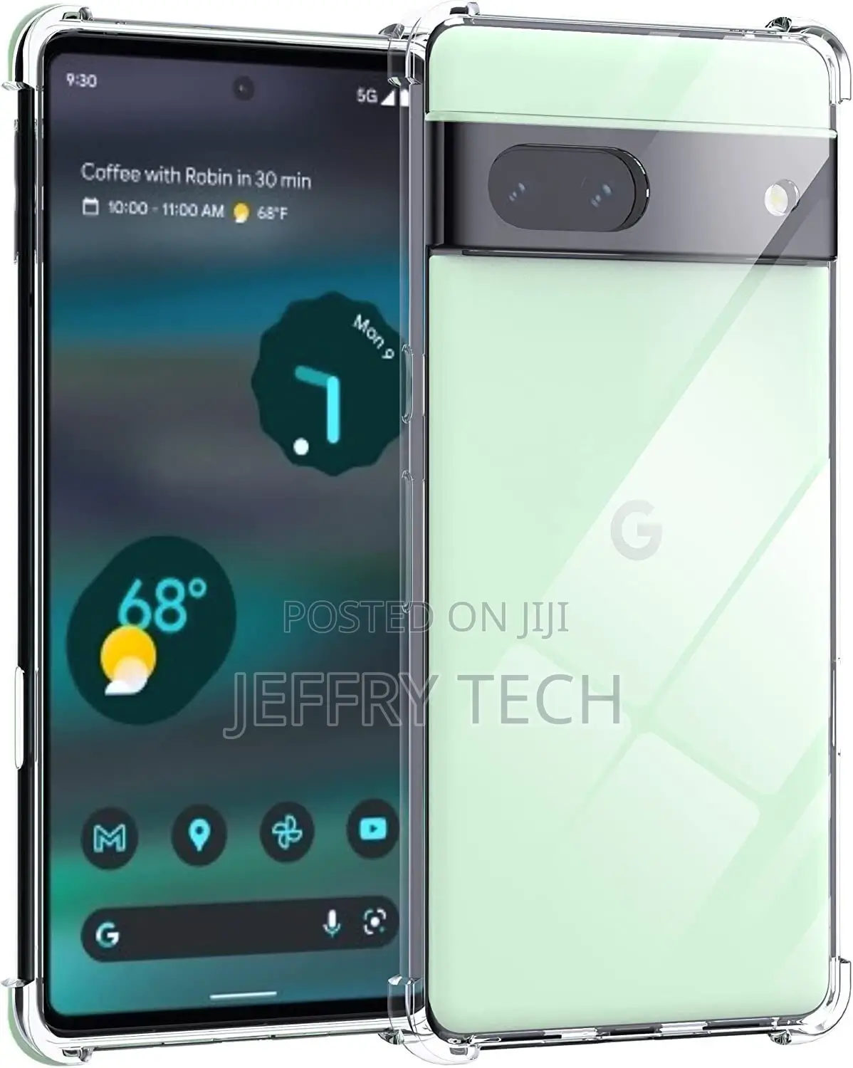 Google Pixel 6a Case Clear Shockproof Cover