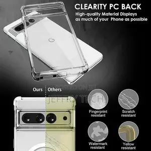 Google Pixel 7 Pro Back Case With Military Grade Bumper Corn