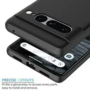 Back Cover for Google Pixel 7 Pro 5G (Black, Dual Protection