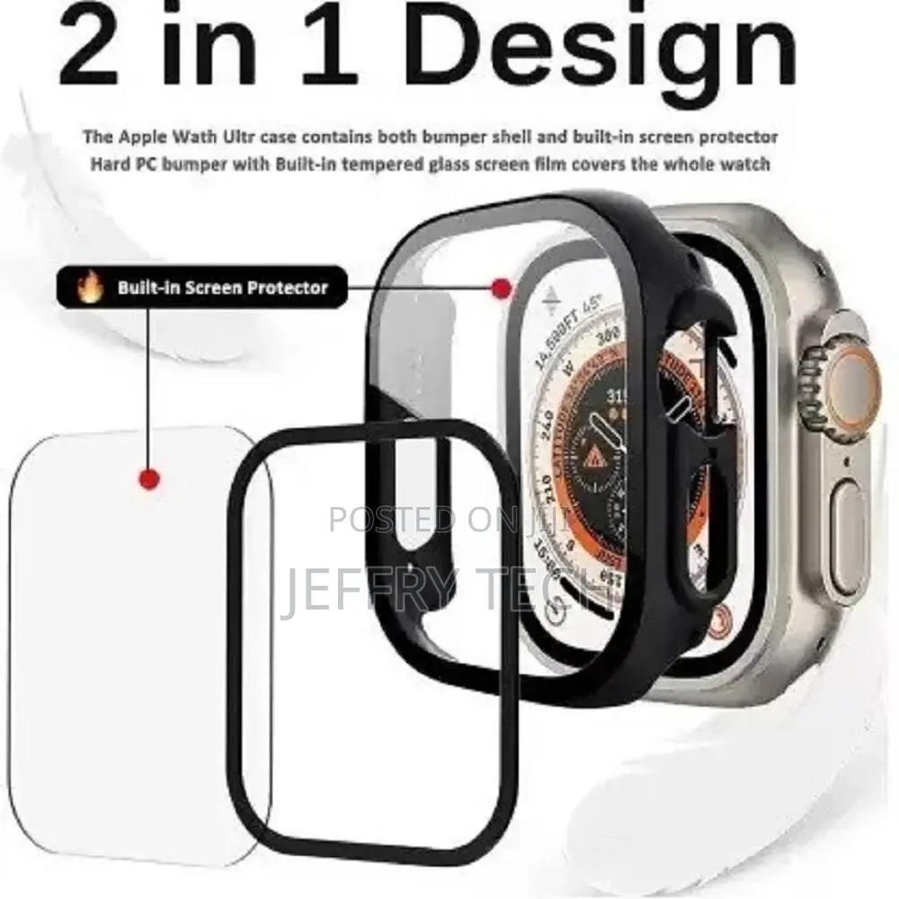 (Iwatch Bumper Case 49mm Black) Iwatch Shockproof Bumper Cas