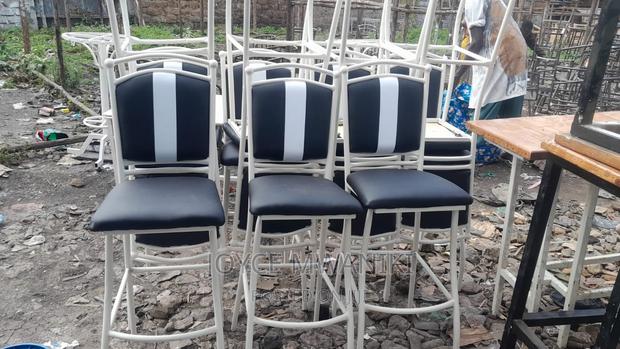 Restaurant High Chairs, Black and White Powder Coated. - thumbnail 2