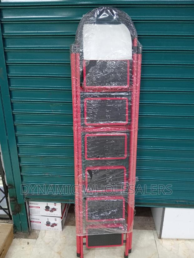 "Dr Ladder Ladder Step Ladder Steel Ladder Foldable 4 Steps - main view