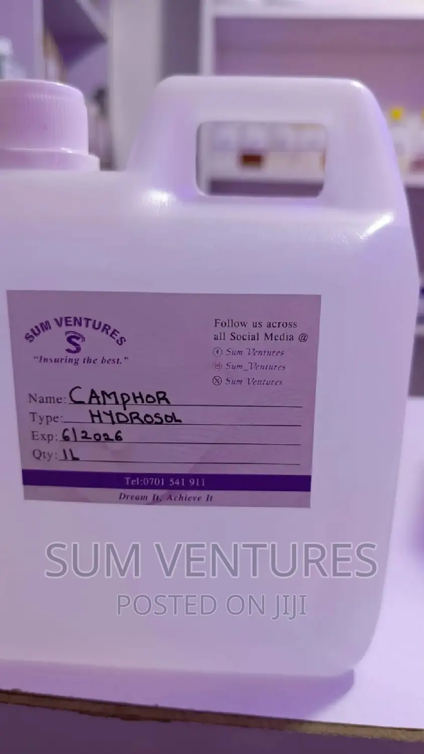 Camphor Hydrosol Available