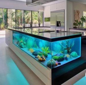 Massive Kitchen Island Aquarium - thumbnail 2