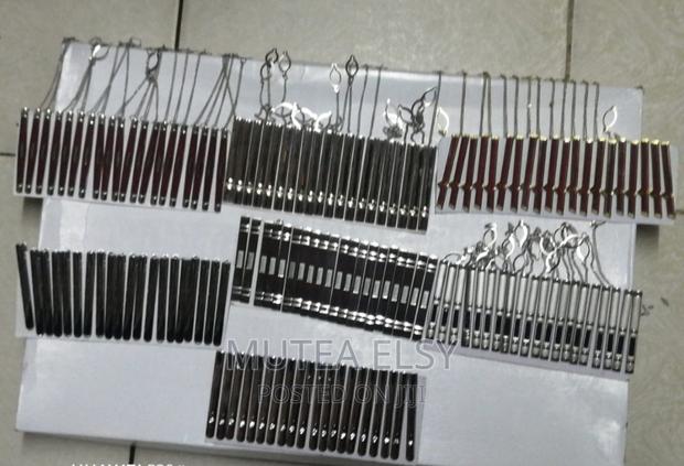 White Executive Tie Clips - thumbnail 3