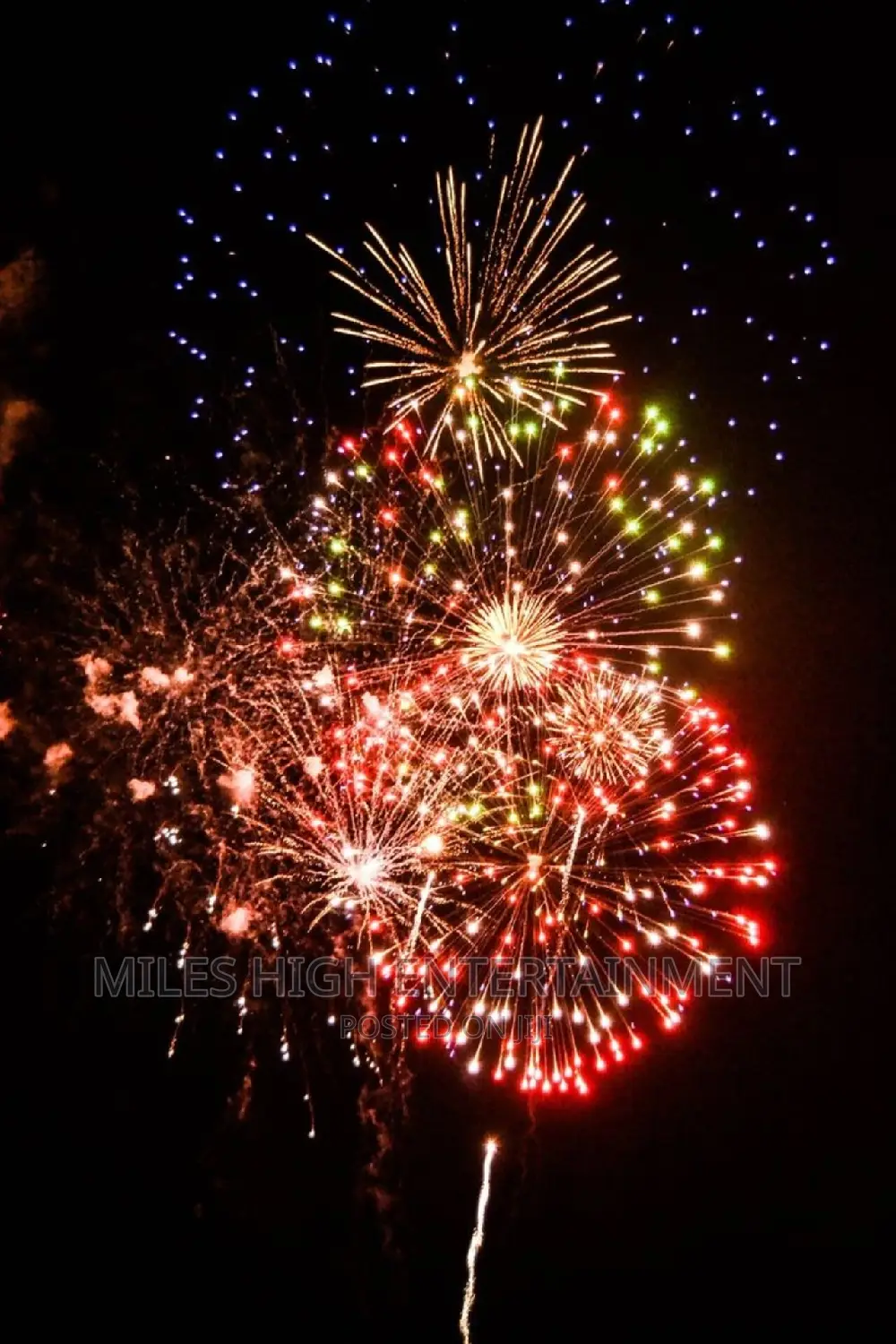 Xmas New Year Fireworks 100 Shots