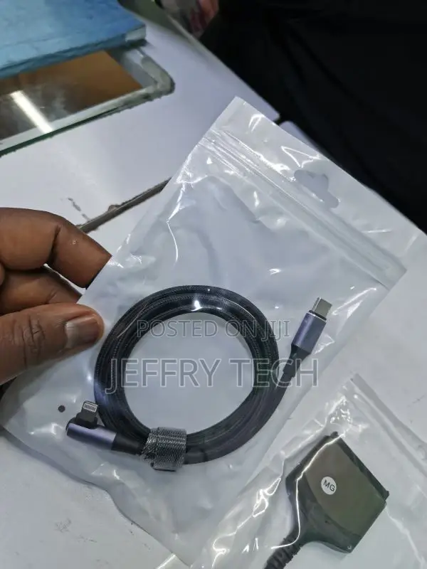 USB C to Lightning Cable Right Angle Mfi Certified 20W PD Fa