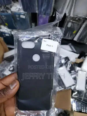 Back Cover for Google Pixel 3 Safety Rubber Case With Soft R