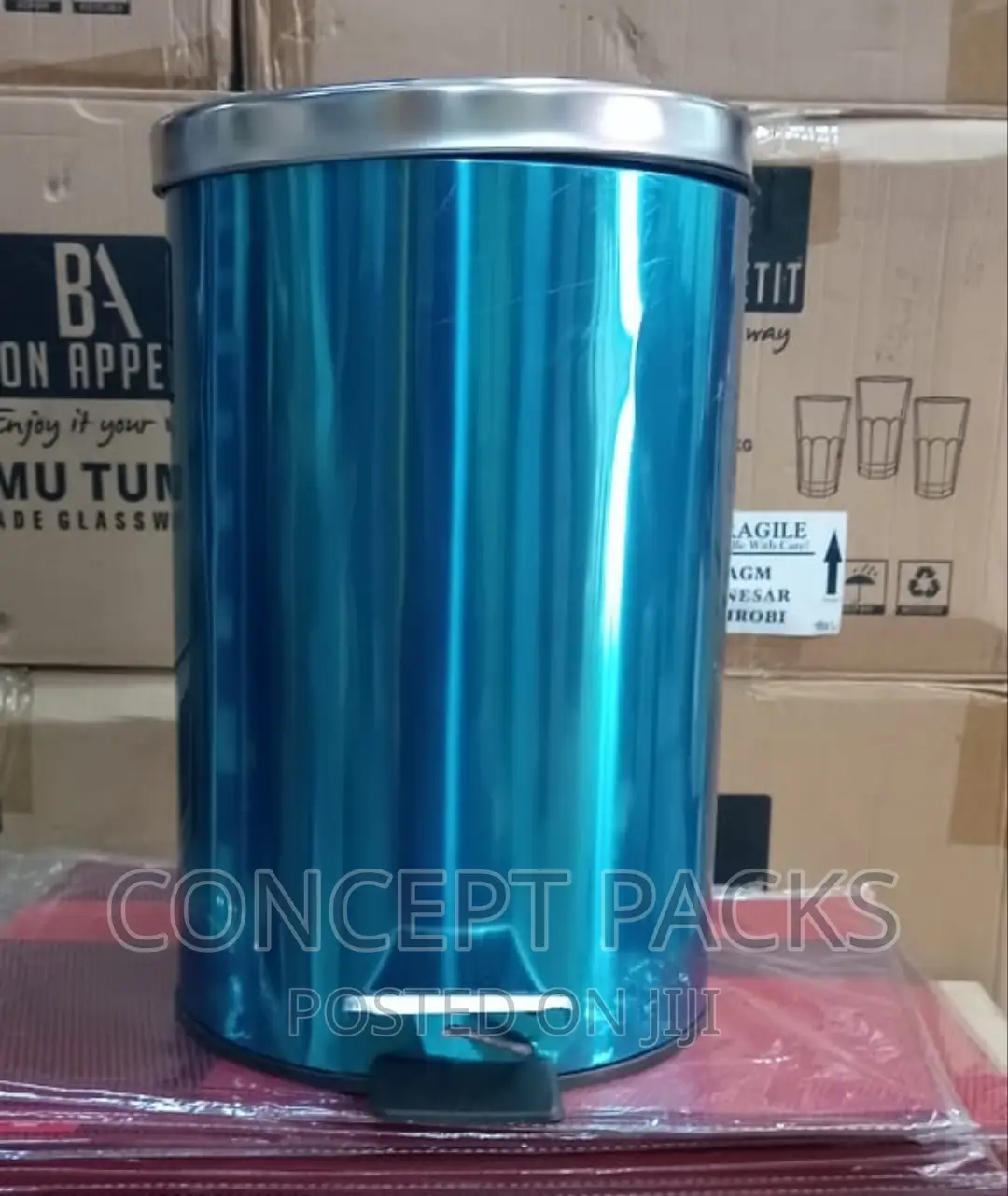 12ltrs Stainless Steel Dust Bin