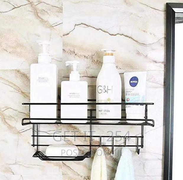 *Heavy Duty Rectangular Self-Adhesive Bathroom Rack - thumbnail 3