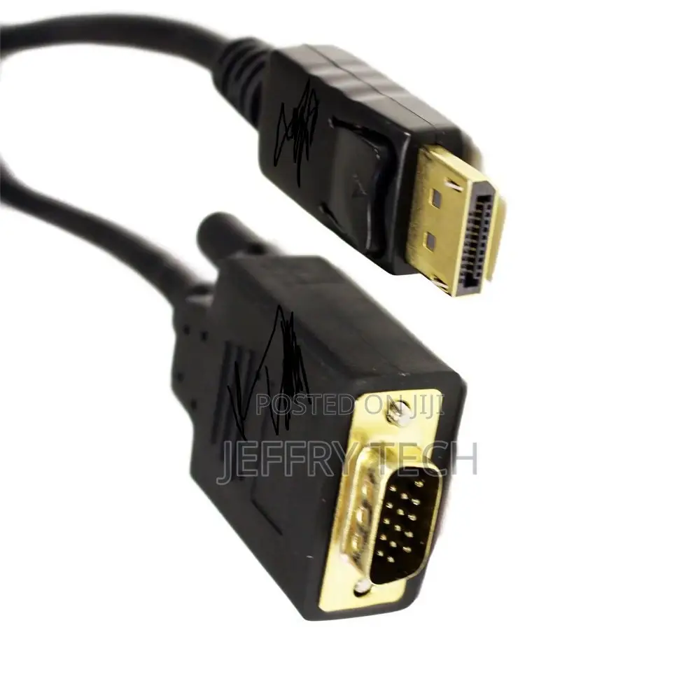 Display Port to VGA Cable