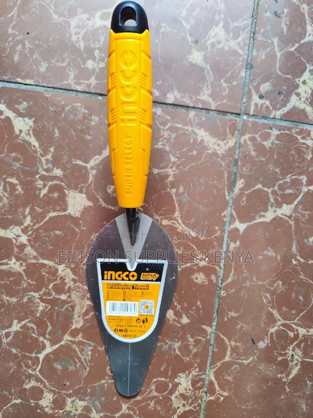 Ingco Bricklaying Trowel 6" 150mm Bricklayer's Trowel Small - thumbnail 2