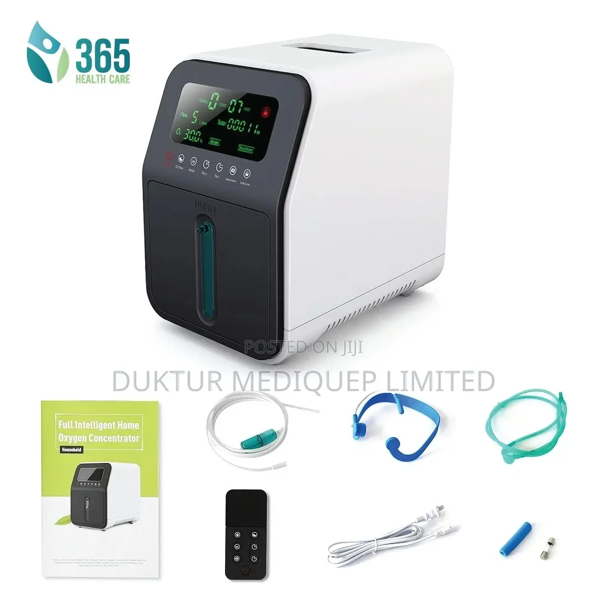 1-7l Mini [Oxygen Concentrator] With Remote Controller