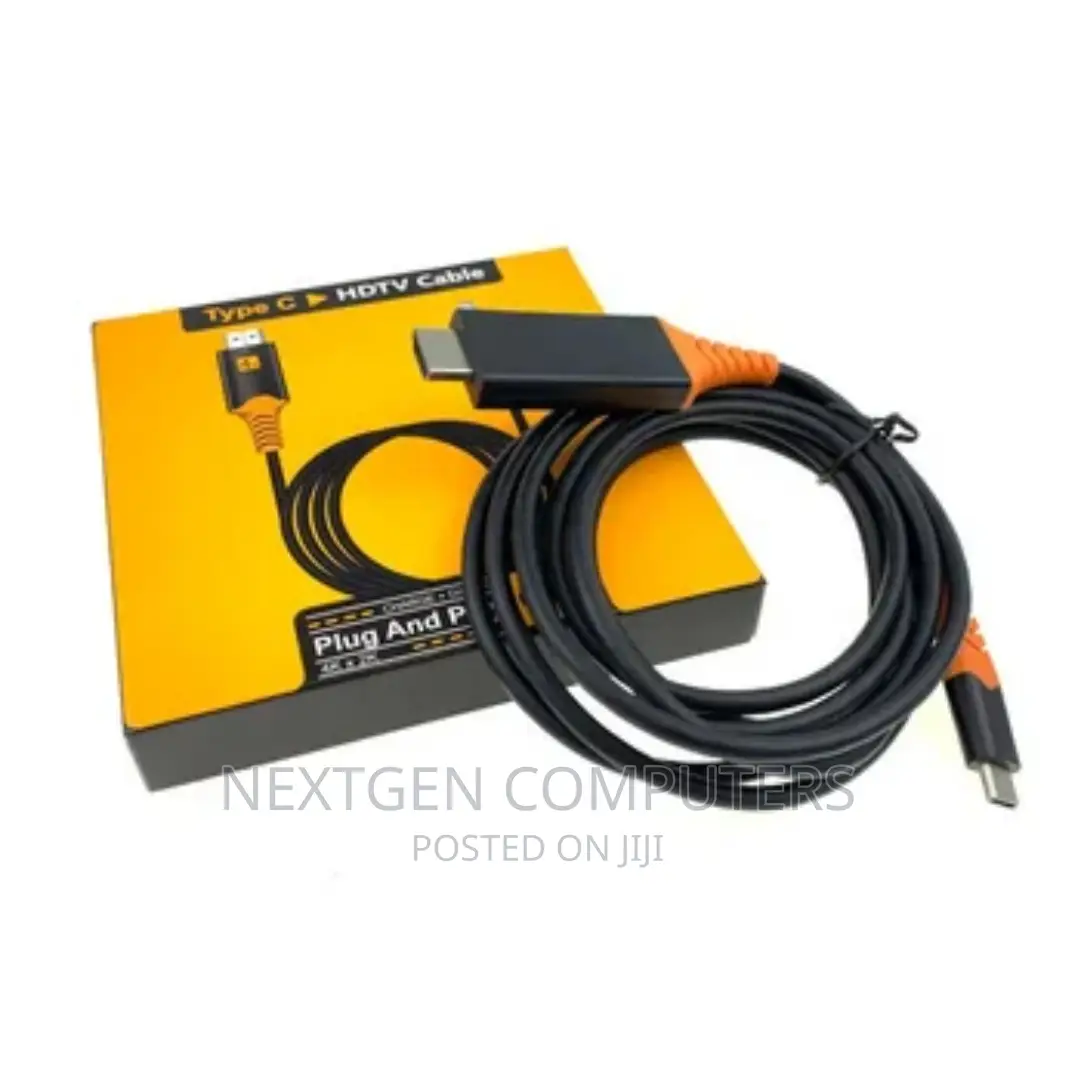 Plug and Play Type C to HDMI HDTV AV TV Cable Adapter