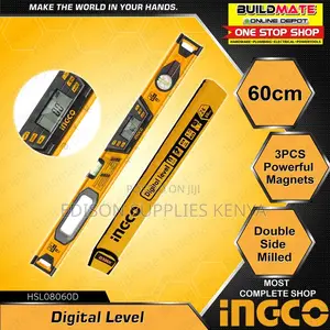 Digital Spirit Level Ingco Inclinometer LCD Protractor