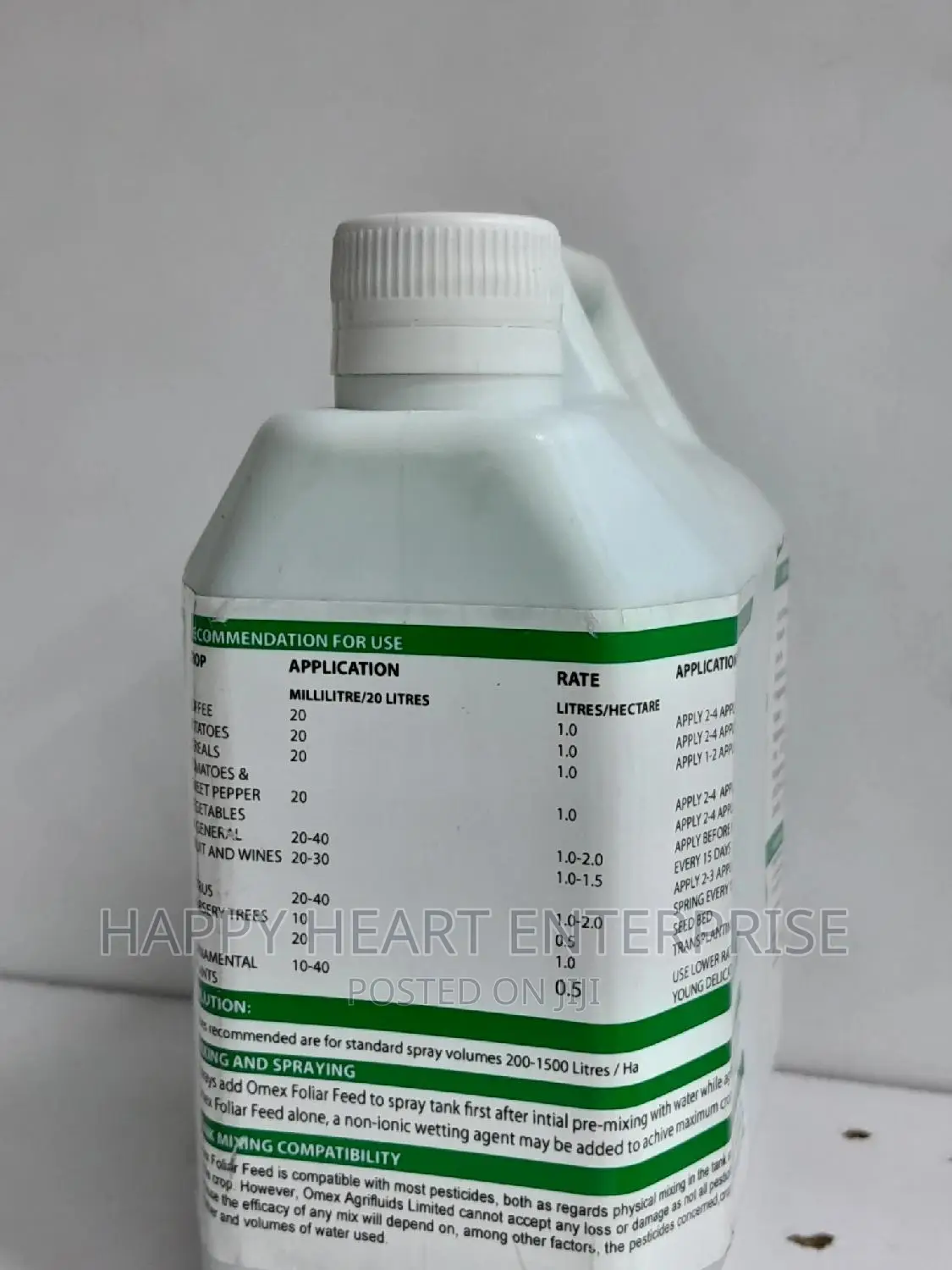 Omex Feed Foliar Fertiliser 1litre