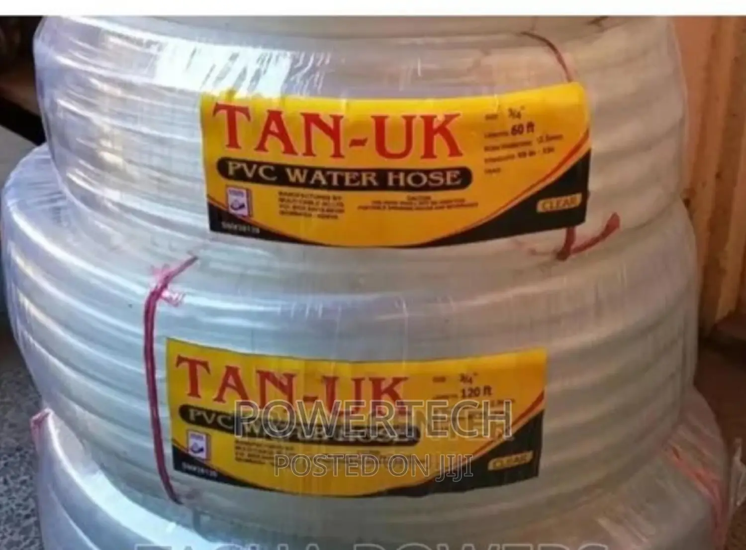 3/4 by 120ft Clear Hose Pipe