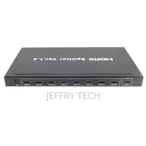 8 Port HDMI Y Splitter 1 in 8 Way Output Mirror Display Audi