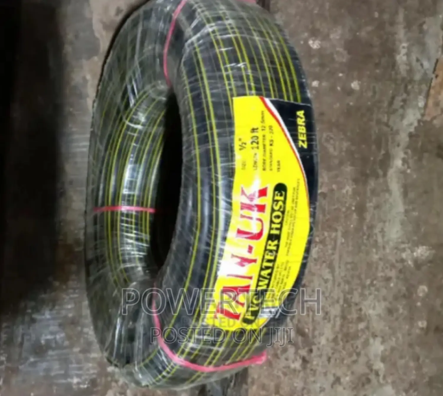 1 Inch by 120 Ft Zebra Hose Pipe .