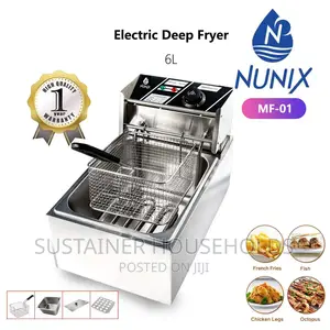 *Nunix 6 Litres Single Deep Fryer